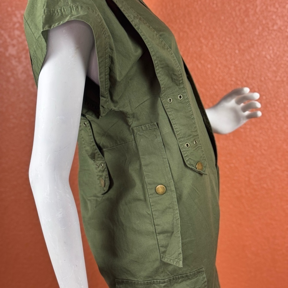 LAtiste Oversize Mint Green Utility Jumpsuit Button-Front Pockets S Small A3 - Picture 8 of 16